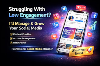 be your social media manager social media marketing manager