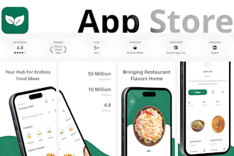 design awesome app screenshots for app store and  playstore