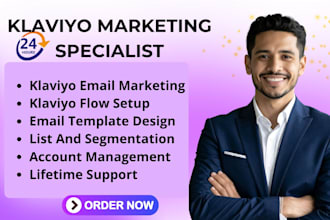 be your email marketing expert for campaigns, automation and klaviyo flows