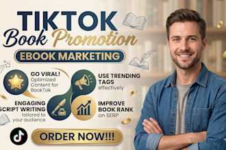 do viral book promotion bookrank ebook marketing tiktok booktok video amazon kdp