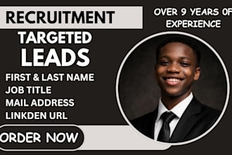 generate b2b lead ceo coo cio cmo decision maker linkedin recruitment leads