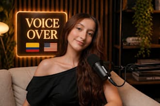 record a professional bilingual voice over spanish english