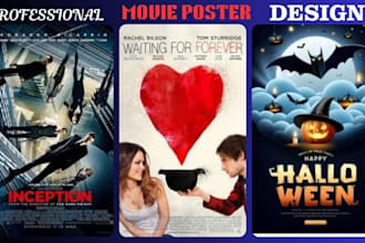 design a professional cinematic movie poster for your film