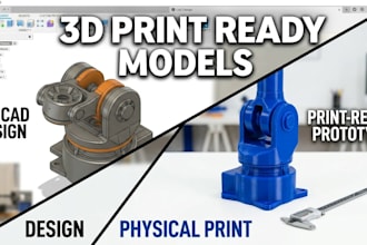 design 3d cad models for 3d printing and rapid prototyping