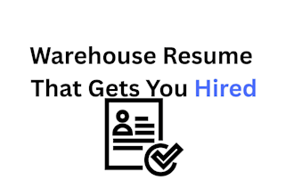 rewrite your warehouse resume to get you hired fast