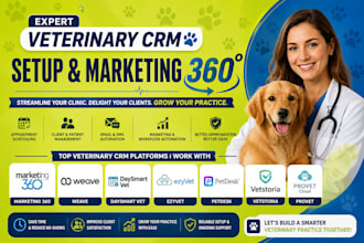 veterinary crm marketing 360 weave daysmart vet ezyvet petdesk vetstoria provet