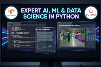 do machine learning deep learning ai model python computer vision nlp prediction