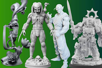 make 3d action figure articulated 3d figurine creature model dragon 3d print stl
