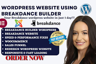build fast loading wordpress website redesign wordpress with breakdance builder