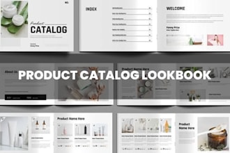 design minimalist wholesale retail product catalog catalogue for cosmetic medspa