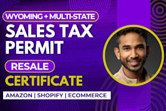 get sales tax permit and resale certificate for shopify and amazon in all states