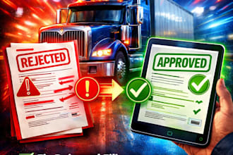 fix rejected or expired truck registration issues