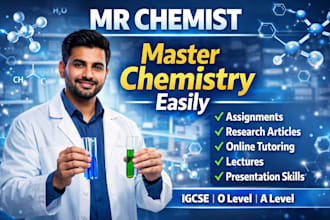 be your personal chemistry lecturer