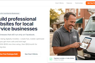 create havc or local services website with SEO