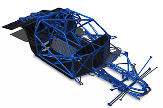 design car framework,motor vehicle chassis,solidwork 3d cad,spaceframe,monocoque
