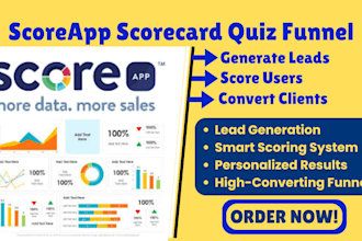 build scoreapp scorecard quiz funnel with scoring and lead generation