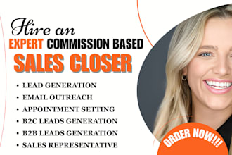 commission based sales closer high ticket salesperson b2b sales rep cold caller