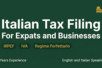 file your italian income tax return for expats and businesses