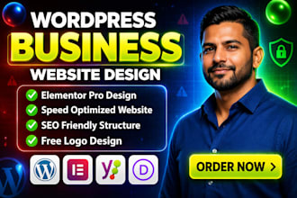 build wordpress business website, portfolio website design, blog website design