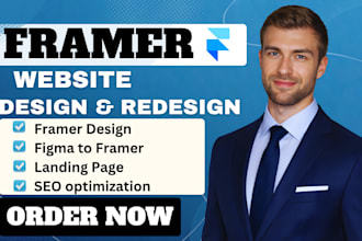 build framer website design, redesign framer website, figma to framer