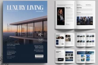 design luxury real estate home marketing booklet commercial property brochure
