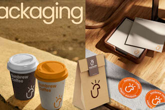 minimalist product packaging and label for your brand
