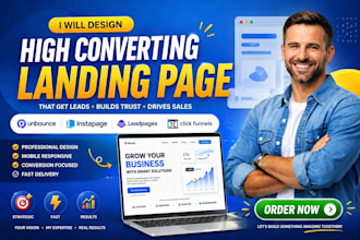 design landing page in unbounce instapage leadpages and clickfunnels