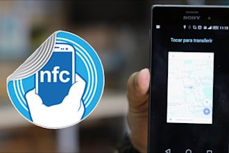 build nfc app, rfid, business card, nfc website, digital card, nfc payment app
