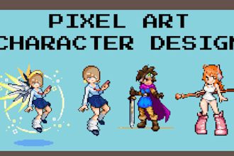 create pixel art characters and animated sprite sheets