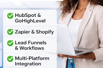automate hubspot, gohighlevel pipedrive CRM workflows with zapier