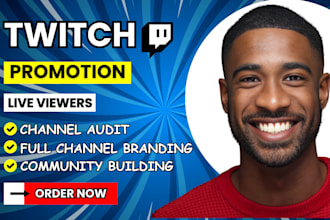 promote your twitch channel, increase twitch live viewers