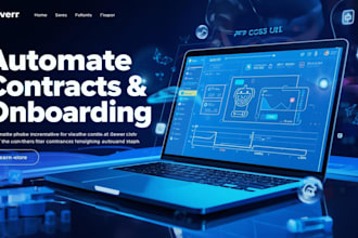 build a contract automation website system client onboarding saas using no code