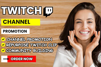 do organic twitch channel promotion
