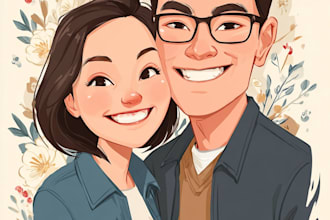 draw your couple caricature