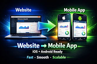 convert base44 lovable website to android and ios app with capacitor, supabase