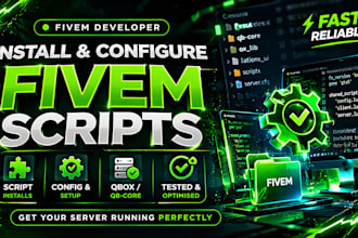 install and configure fivem scripts for your server