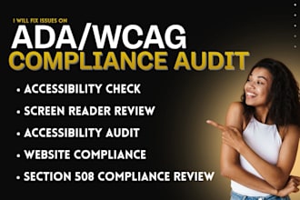 fix ada compliance issues, wcag errors and website accessibility problems