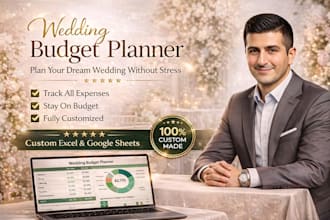create wedding budget planner and expense tracker in excel or google sheets