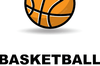 design sports logo for basketball, football