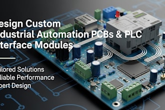design custom industrial automation pcbs  plc interface modules