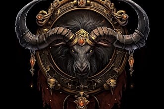 create a awesome fantasy logo