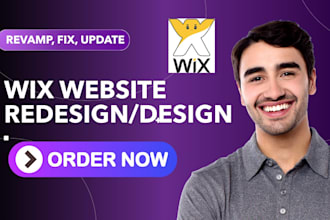 revamp wix update wix website design and redesign wix booking wix website