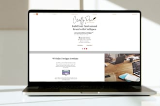 design a professional wix or squarespace website for your business