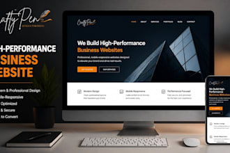 design a professional wix or squarespace website for your business