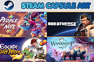 do steam capsule art steam game cover poster banner stem page image logo artwork
