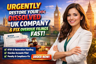 reinstate restore uk ltd company dissolve uk company rt01 overdue accounts fix