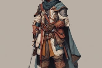 create custom dnd, rpg, and character art