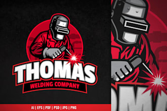 design creative modern beautiful welding logo