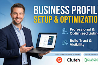 set up and optimize your business profile on g2, clutch, glassdoor