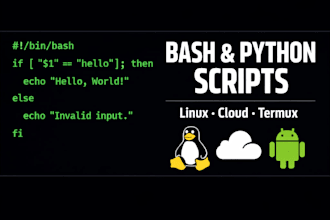 write python scripts for linux, cloud, and termux automation